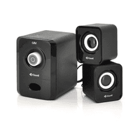 Колонки 2.1 Kisonli U-2900BT Black, 5 Вт+2 x 3 Вт, с сабвуфером, bluetooth, USB+3.5mm