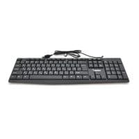Клавиатура Merlion KB-ALFA USB, длина кабеля 135см, (Eng/Укр/Рус), (460х158х33 мм) Black, 104к