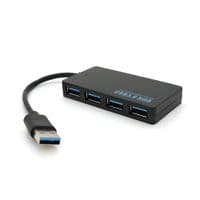 Концентратор USB 3.0, 4 ports, Black, Slim (YT-3HF4/2TB)
