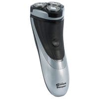 Электробритва Новый Харьков НХ-8524 Фаворит Grey, 6W, роторная, сухое бритье, 3 головки для бритья, двойные плавающие лезвия, повторение контуров лица, питание сеть/аккумулятор, триммер для высок, электронная кнопка включения