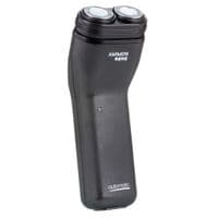 Электробритва Харьков Х-6505, Black, 5W, роторная, сухая бритья, 2 головки для бритья, одинарное лезвие, питание от сети, триммер для высок, механическая кнопка включения