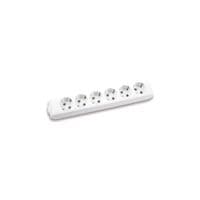Колодка для підовжувача Panasonic X-tendia із заземленням 6 гнізд (WLTB04602GR-UA)