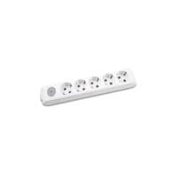 Колодка для підовжувача Panasonic X-tendia із заземленням 5 гнізд (WLTA04502GR-UA)