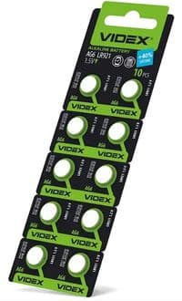 Батарейки AG6/LR921, Videx Excellent!, 10 шт, Blister
