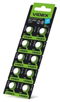 Батарейки AG9/LR936, Videx Excellent!, 10 шт, Blister