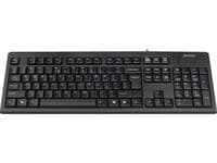 Клавиатура A4tech KR-83 Black, PS/2, X-slim, большой Enter