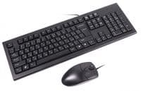 Комплект A4Tech KRS-8520D, Black, дротовий, USB (KRS-85+OP-620D)