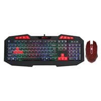 Комплект XTRIKE ME MK-503 USB, Black, подсветка RGB, Gaming, кабель 1.5м (6932391922088)