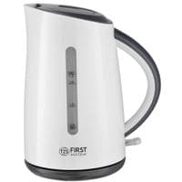 Электрочайник First FA-5417-5-WI, White, 2200W, 1.7 л, индикатор уровня воды, пластик