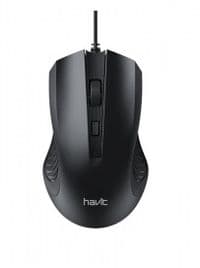 Миша Havit HV-MS752 Black, Optical, USB, 800/1200 dpi