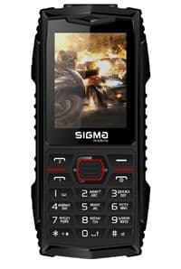 Мобільний телефон Sigma mobile X-treme AZ68 Black/Red, 2 Sim, 2.4" (240x320) QVGA, microSD (max 32Gb), Cam 0,3 MP 1700mAh