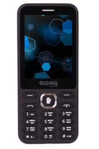 Мобільний телефон Sigma mobile X-style 31 Power Black, 2 Mini-Sim, дисплей 2.8" колірний (240x320), моноблок, MediaTek MT6261, підтримка microSD (max 32GB), FM, BT, Cam 0.3Mp, 3100 mAh