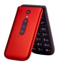 Мобільний телефон Sigma mobile X-style 241 Snap Red, 2 Sim, дисплей 2.4" кольоровий (240x320), розкладачка, SC6531E, підтримка microSD (max 32GB), FM, BT, Cam 0.3Mp, 800 mAh, 800 mAh