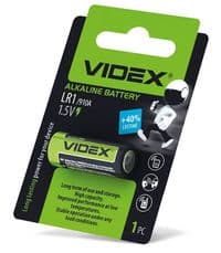 Батарейки LR1, Videx, лужна, 1 шт, Blister