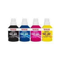 Комплект чорнил WWM Canon G5040/G6040/G7040, GM2040/GM4040, 4x190 мл (G40SET4)