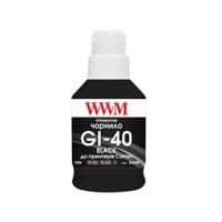 Чернило WWM Canon G5040/G6040/G7040, GM2040/GM4040, Black, 190 мл, пигментное (G40BP)