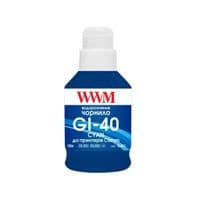 Чорнило WWM Canon G5040/G6040/G7040, GM2040/GM4040, Cyan, 190 мл, водорозчинне (G40C)