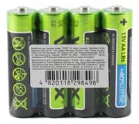 Батарейка AA (LR6), лужна, Videx, 4 шт, 1.5V, Shrink