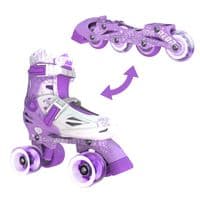 Ролики Neon Combo Skates Фіолетовий (Розмір 30-33)