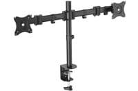 Крепление DIGITUS Dual Monitor Clamp, 15-27", с наклоном, поворотом