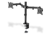Крепление DIGITUS Dual Monitor Clamp, 15-32", с наклоном, поворотом