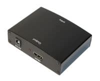Адаптер VGA (F) + 2xRCA (F) - HDMI (F), Atcom, Black, блок живлення (15271)