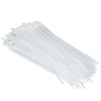 Стяжки для кабелю, 300 мм х 3,6 мм, 100 шт, White, Patron (PLA-3.6-300-WH)