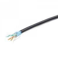 CAT5e, одножильна, для зовнішнього застосування, медь (AWG24), екранована фольгою, 305 м