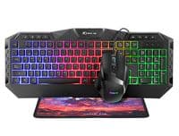 Комплект XTRIKE ME MK-900 USB, Black, підсвічування RGB, Gaming, кабель 1.5м (6932391924457)