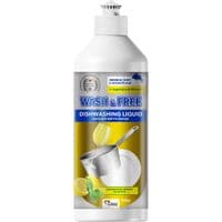 Засіб для ручного миття посуду Wash&Free соковий лимон та м'ята 500 г (4260637724298)