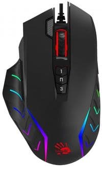 Миша A4Tech J95s Bloody Black, USB Activated, Extra Fire Button, 8000 dpi, RGB, 20M натискань (J95s)