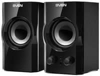 Колонки 2.0 Sven SPS-606 Black, 2 x 3 Вт, МДФ, живлення від мережі 220V, керування спереду