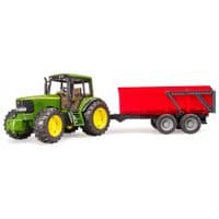 Спецтехника Bruder трактор John Deere 6920 с прицепом (02057)