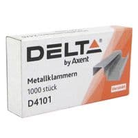 Скоби для канцелярського степлера №10/5, up to 20 sheets, 1000 шт Delta by Axent (D4101)