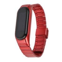 Ремінець до фітнесу браслета Armorstandart Metal Band Link 603 для Xiaomi Mi Band 6/5 Red (ARM59068)