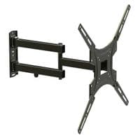 Настінне кріплення LCD/Plasma TV 26-55" Walfix R-383B Black, VESA 400x400, до 30 кг, нахил +/-15°, поворот 180`, відступ від стіни 55-430мм