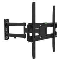 Настенный крепеж LCD/Plasma TV 26-55" Walfix R-401B черный, до 30 кг, VESA: 400x400 мм, наклон: -12º ~ +10º, поворот: до 180 град, отступ от стены: 72-448 мм, кабельканал, уровень