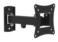 Настенный крепеж LCD/Plasma TV 14-29" Walfix R-263B черный, до 15 кг, VESA: 100x100 мм, наклон: -15º ~ +5º, поворот: до 180 град, отступ от стены: 60-185 мм, кабельканал