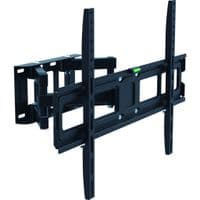 Настенный крепеж LCD/Plasma TV 26-65" Walfix R-514B Black, VESA 600x400, до 30 кг, поворот на 120°, наклон 15°, отступ от стены 82-371 мм
