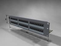 Патч-панель 19", 48xRJ45, UTP,кат.5е, 2U PID-00059