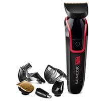 Машинка для стрижки Sencor SHP6201RD, Black, 6 насадок, довжина стрижки 1–20 мм, живлення мережа/акумулятор
