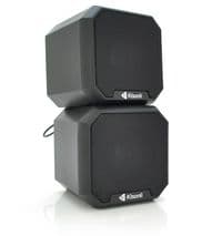 Колонки 2.0 Kisonli KS-02 Black, 2 x 3 Вт, пластиковий корпус, USB + 3.5mm