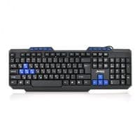 Клавиатура Jedel K518, USB, (Eng/Рус), (435х130х21 мм) Black, 112к