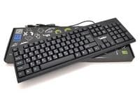 Клавиатура Merlion KB-888 USB, длина кабеля 135 см, (Eng/Укр/Рус), (460х158х33 мм) Black, 104к
