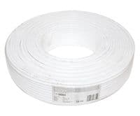 Кабель коаксиальный Ritar RG6U-48W, 1,02мм (CCS), 48x0,12м (CCA), желтый экран, 75Ом, FPE, 6,8мм, White, 100м (RT-W100-RG6U-48W 1CCS) )