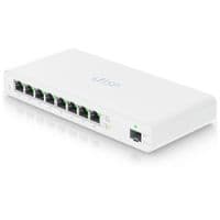 Коммутатор управления Ubiquiti UISP-S Switch с 8 портами RJ45 и 2 портами SFP. Поддержка PoE и центральное управление UNMS.