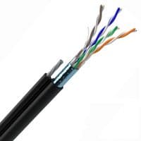 Кабель FTP Cat-5е "Ок-NET" (бухта 500м) для поклик. пр. з тросом