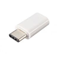 Перехідник USB3.1 Type-C --> Micro USB (OTG) білий