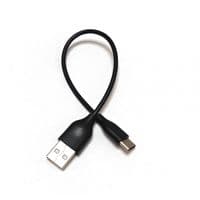 Кабель Power Bank USB AM - USB3.1 Type-C 2.4А 20см, чорний