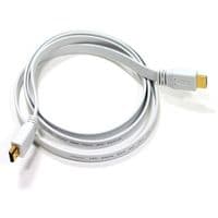 Кабель HDMI M-M, 1.5м, V1.4, 4K 60Hz, плоский, белый